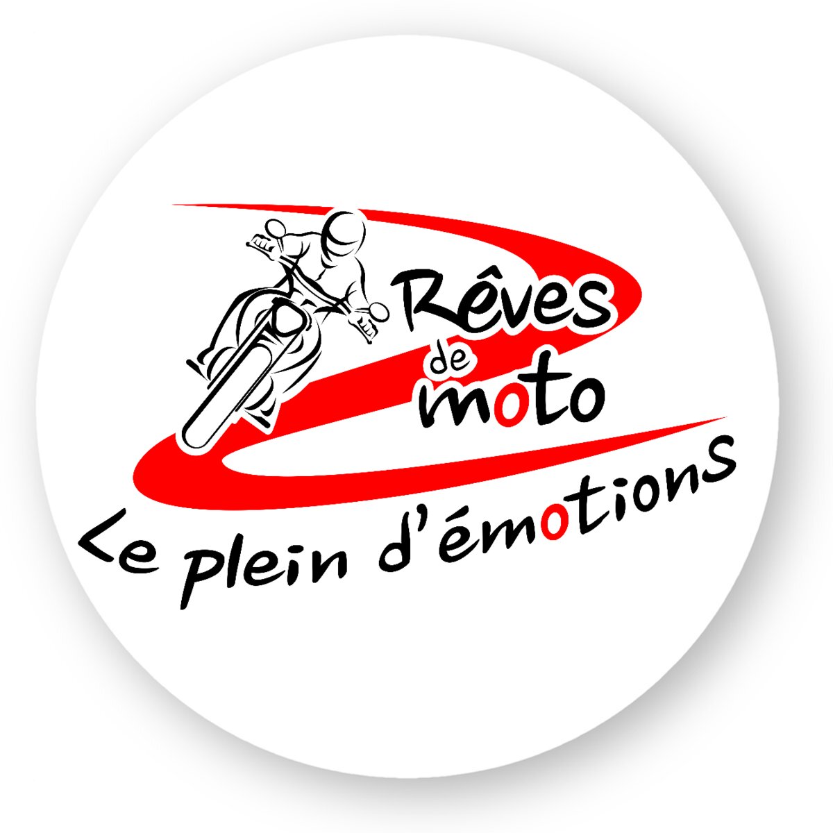 Autocollant Rond premium RDM