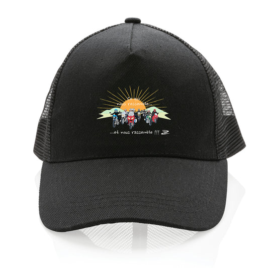 Casquette Trucker 100% recyclée - Premium - La Famille Motards