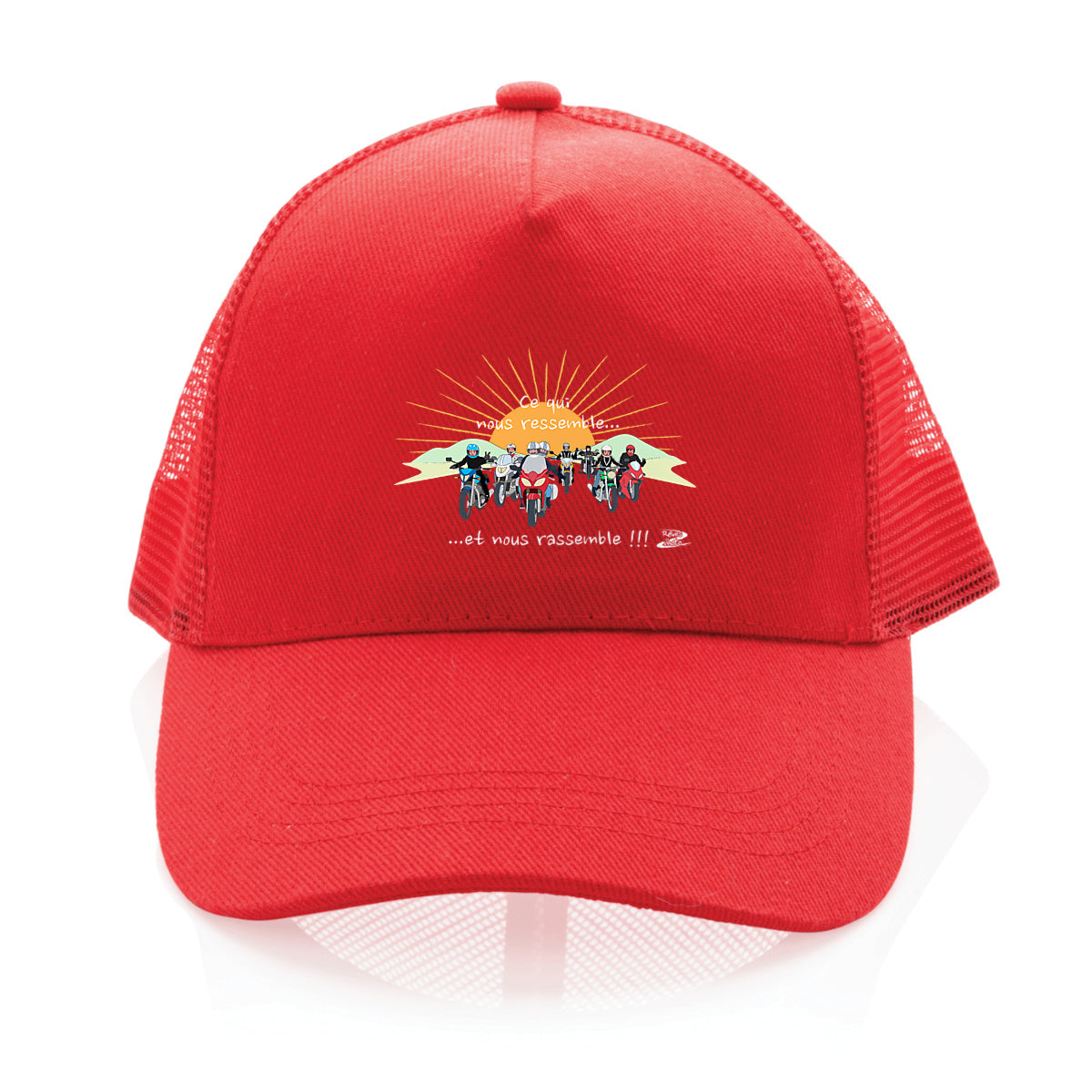 Casquette Trucker 100% recyclée - Premium - La Famille Motards