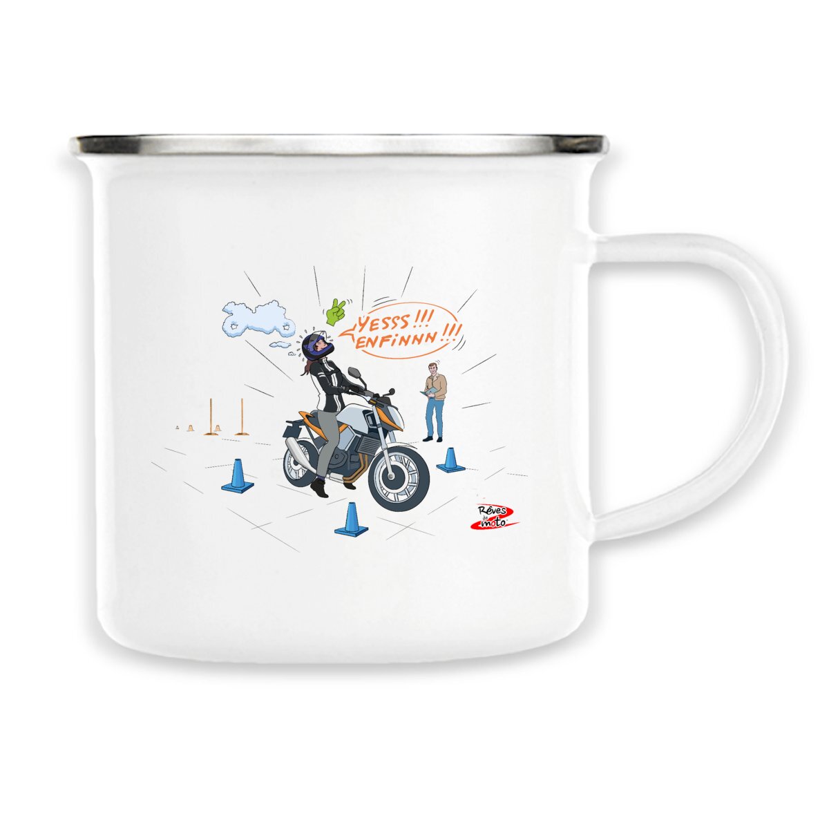 Mug metal Premium - Le Plateau Femme