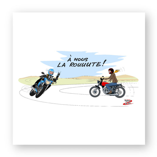 Autocollant Carré premium V4