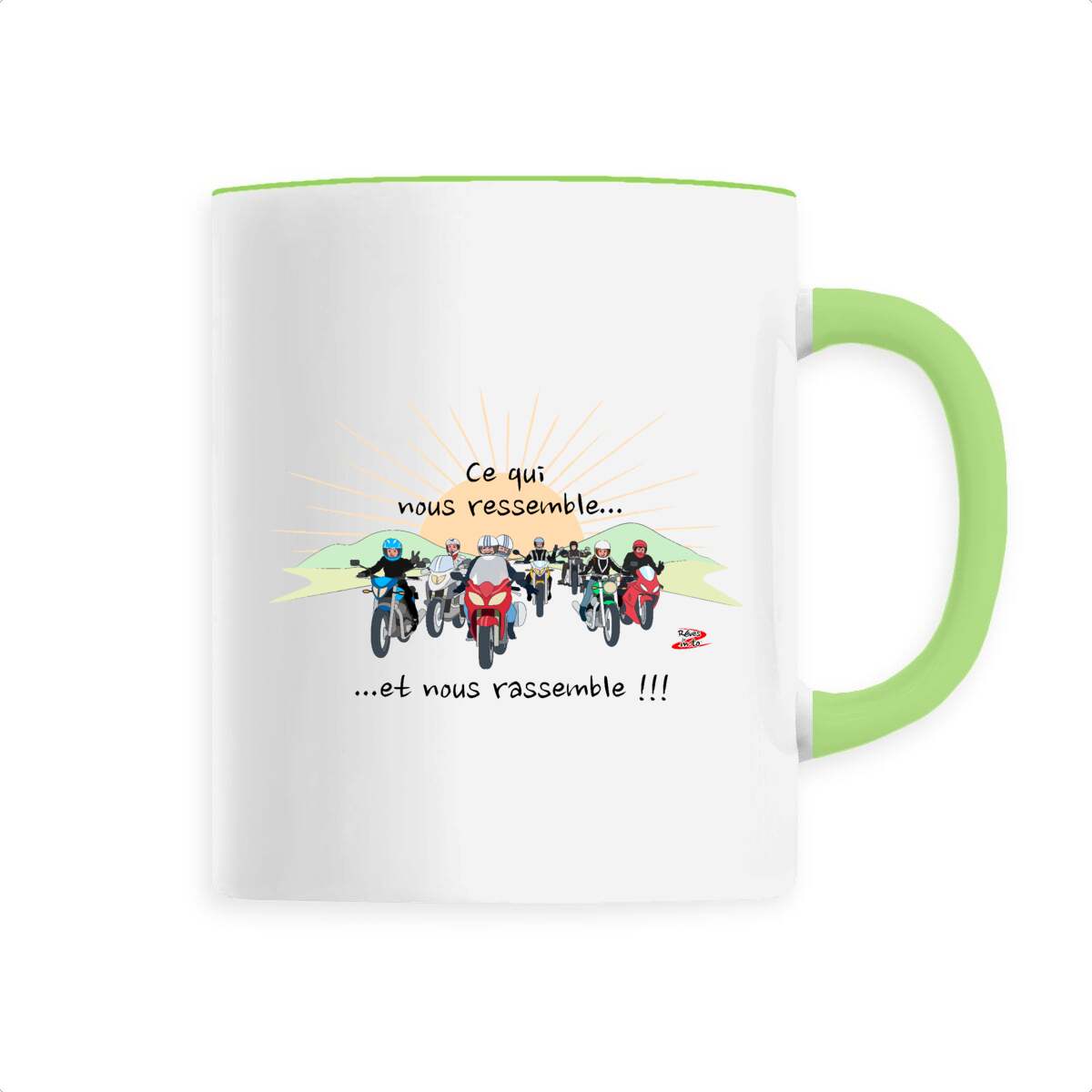 Mug céramique Premium - La Famille Motards