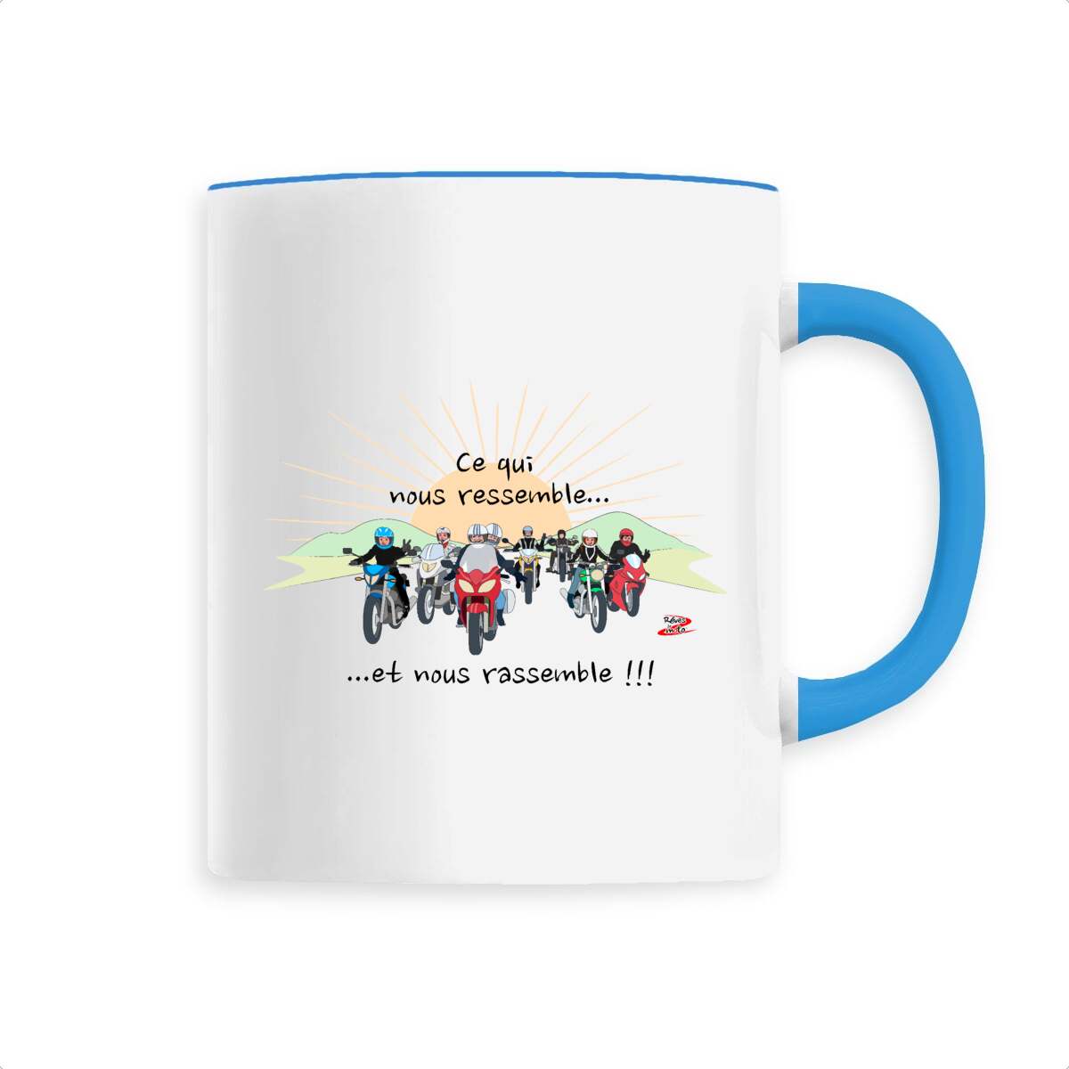 Mug céramique Premium - La Famille Motards