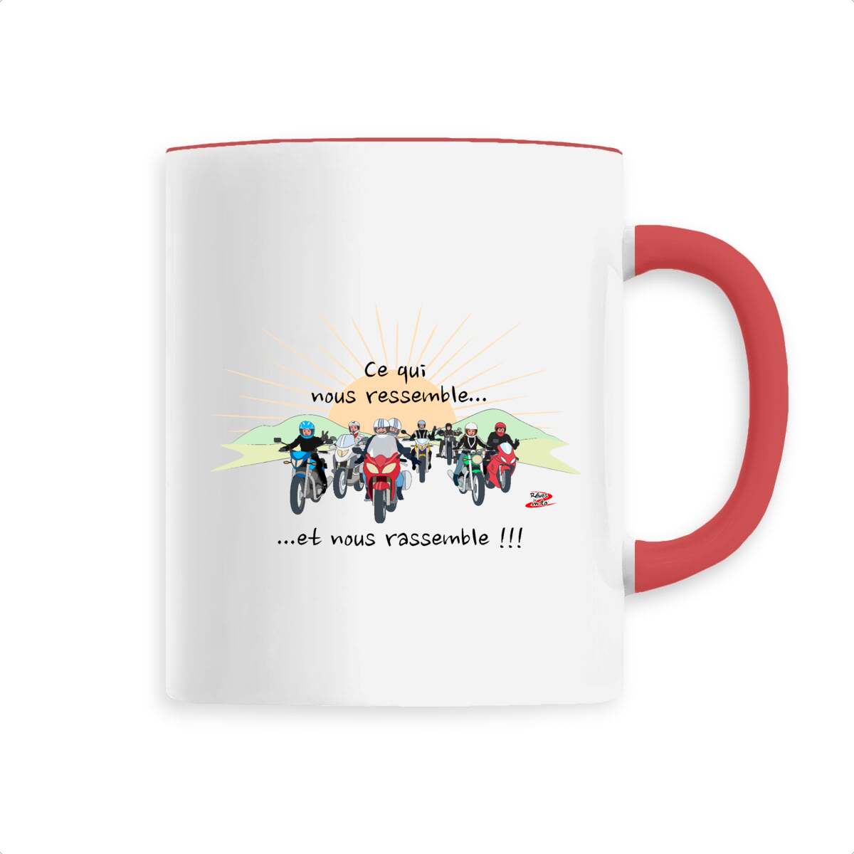 Mug céramique Premium - La Famille Motards