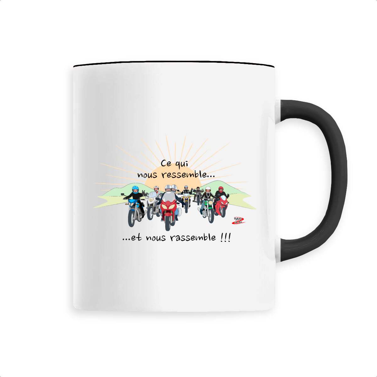 Mug céramique Premium - La Famille Motards
