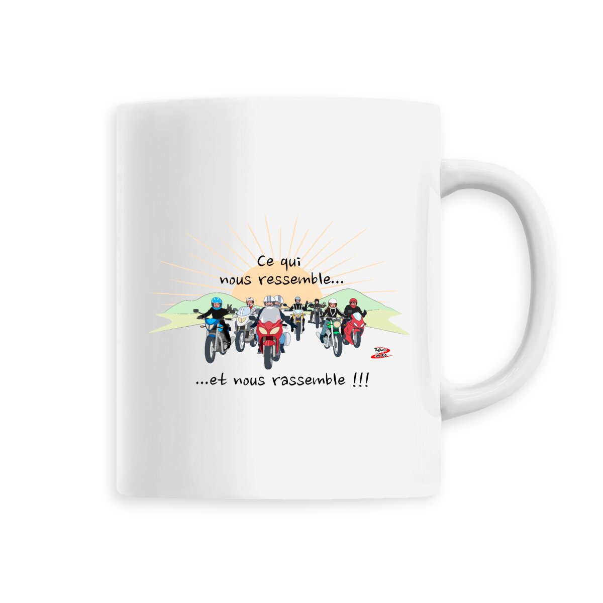 Mug céramique Premium - La Famille Motards